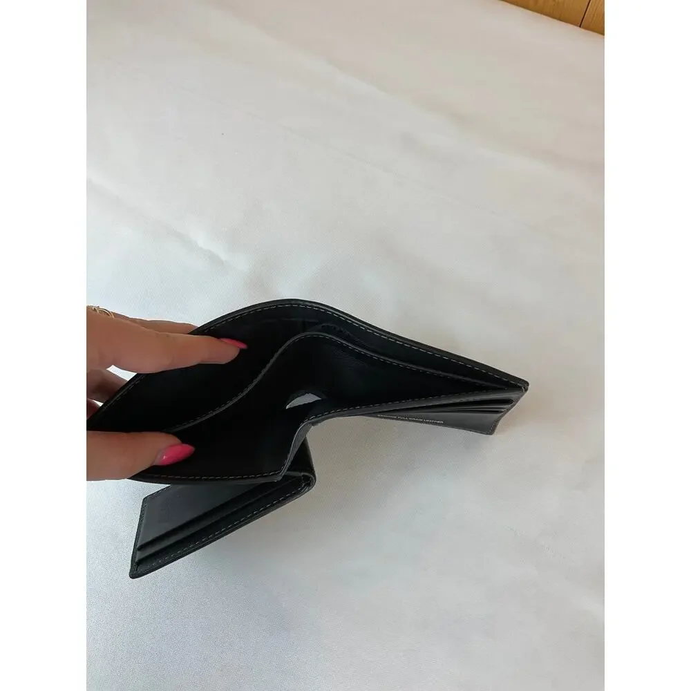 Coach Slim Billfold Wallet with ID Insert, Black